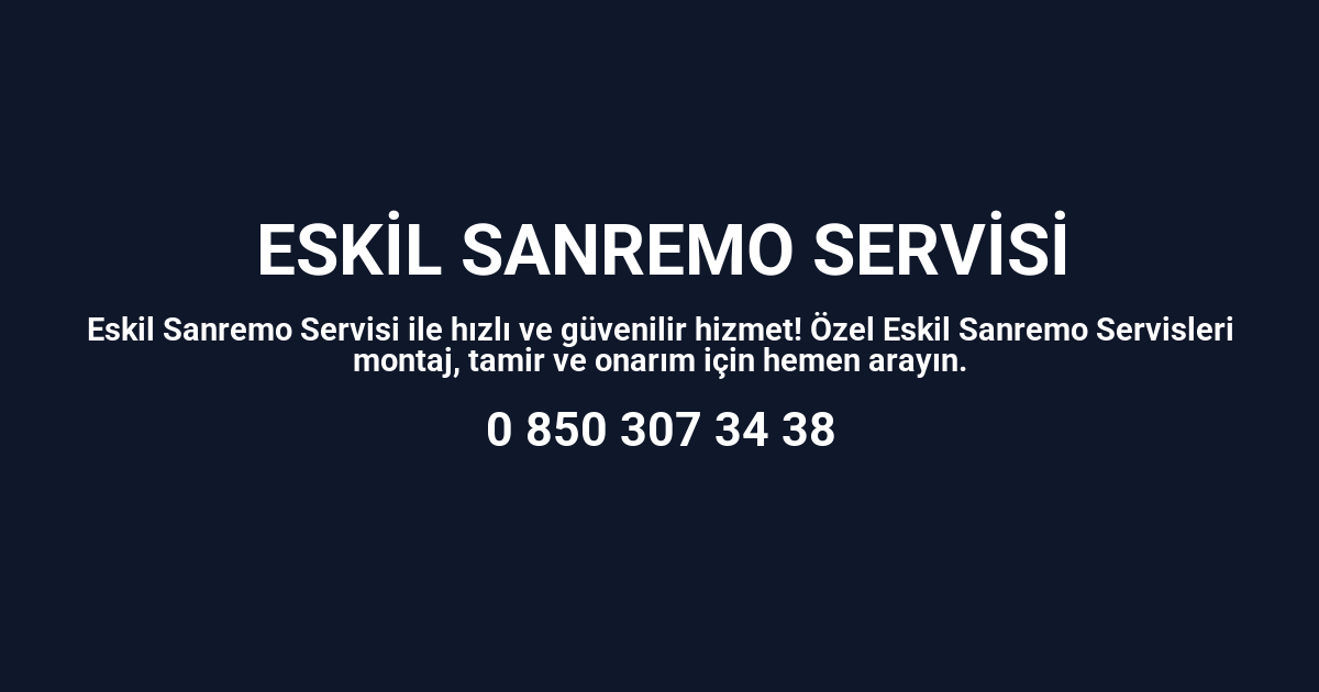 Eskil Sanremo Servisi